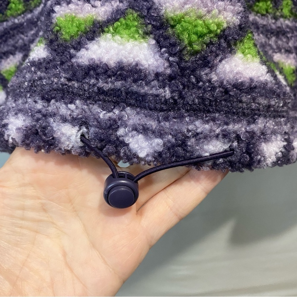 HYBA Sherpa Fleece cabincore Quarter Pullover with Raglan Sleeves sz Large - Picture 9 of 16